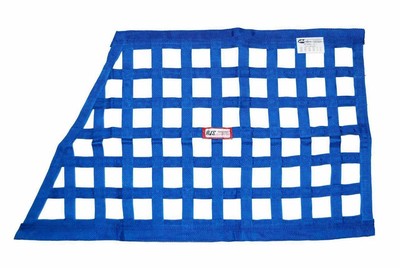 RJS Window Net - SFI 27.1 - 1 in Webbing - 18 x 23 x 32 in Oblong - Blue - Each