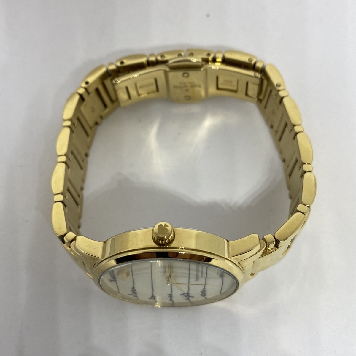 Kate Spade KSW1060 Women\'s Gold Stainless Steel Analog Cream Dial Watch JK827 Amazon.com: kate spade new york Monroe Gold-Tone Stainless  main image 2