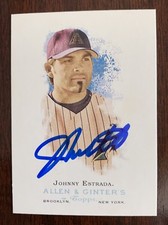 Johnny Estrada Auto Signed 2006 Topps Allen & Ginter Diamondbacks #26 In Person
