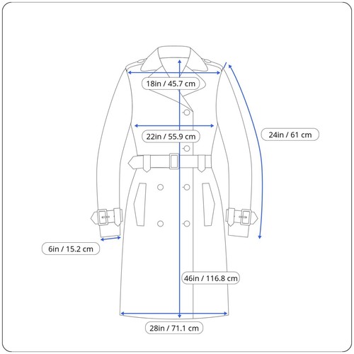 STEINBOCK Womens 10 Luxus Himalaya Loden Wool Alpaca Trench Coat Zip Lined Grey - Picture 13 of 13