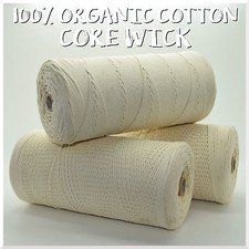 100% Cotton Core for Candle Wick & Candle Making and Crafts 4 Sizes C2O - NEW!