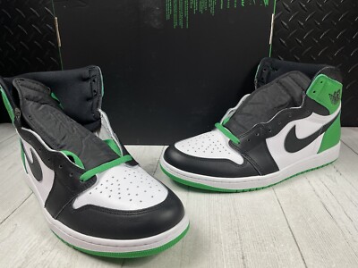 Size 14 - Jordan 1 High OG Lucky Green Toe 2023 DZ5485-031 No Lid