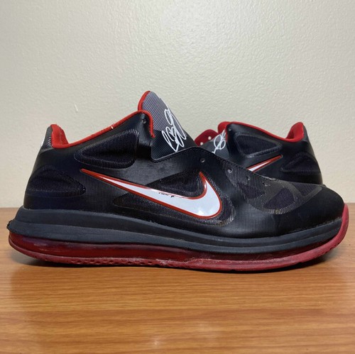 Nike Lebron 9 IX Low Bred Black Red 