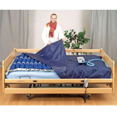 Medi-Cell Plus PVC-Bezug 190x80cm, 22 Druckkammern, 12 Belüftet, Regelbare Pumpe
