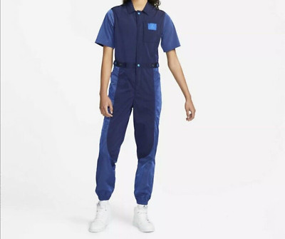 Nike Jordan Essentials Flight Suit Women Jumpsuit Blue DD7063 492
