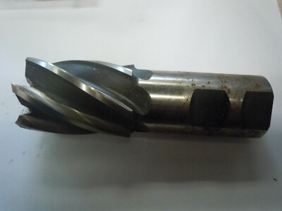 1-1/2'' x 2'' x 4-1/2'' HSS 30° Helix 6 Flute Single End-Square Center Cut End Mill
