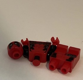 LEGO Marvel Authentic Deadpool Minifigure 6866 Wolverine's Chopper Showdown