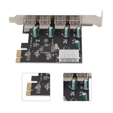 PCIE To USB3.0 Expansion Card 4 Ports PCI Express X1 Interface High Speed Stable