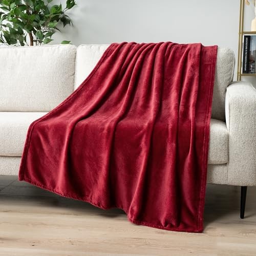 PAVILIA Fleece Blanket Throw | Super Soft, Plush, Luxury Flannel Throw | - 第 1/9 張圖片