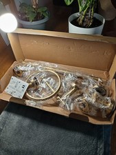 Gold Bathroom Accessories. Brand New. Never Used. Comes with Screws Included