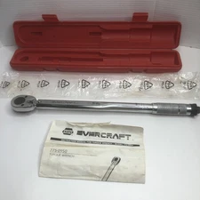 Evercraft NAPA 1/2" Drive 150lb Torque Wrench, With Case 775-0950. New Old Stock