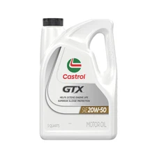 Castrol GTX Conventional 20W-50 Motor Oil | 5-Quart Bottle
