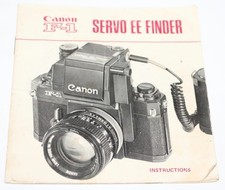 Canon F-1 Servo EE Finder Original Instructions Free USA Shipping