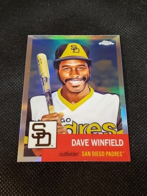 2022 Topps Chrome Platinum Anniversary   REFRACTOR #376   DAVE WINFIELD