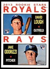 2013 Topps Heritage David Lough RC/Jake Odorizzi RC RC #408