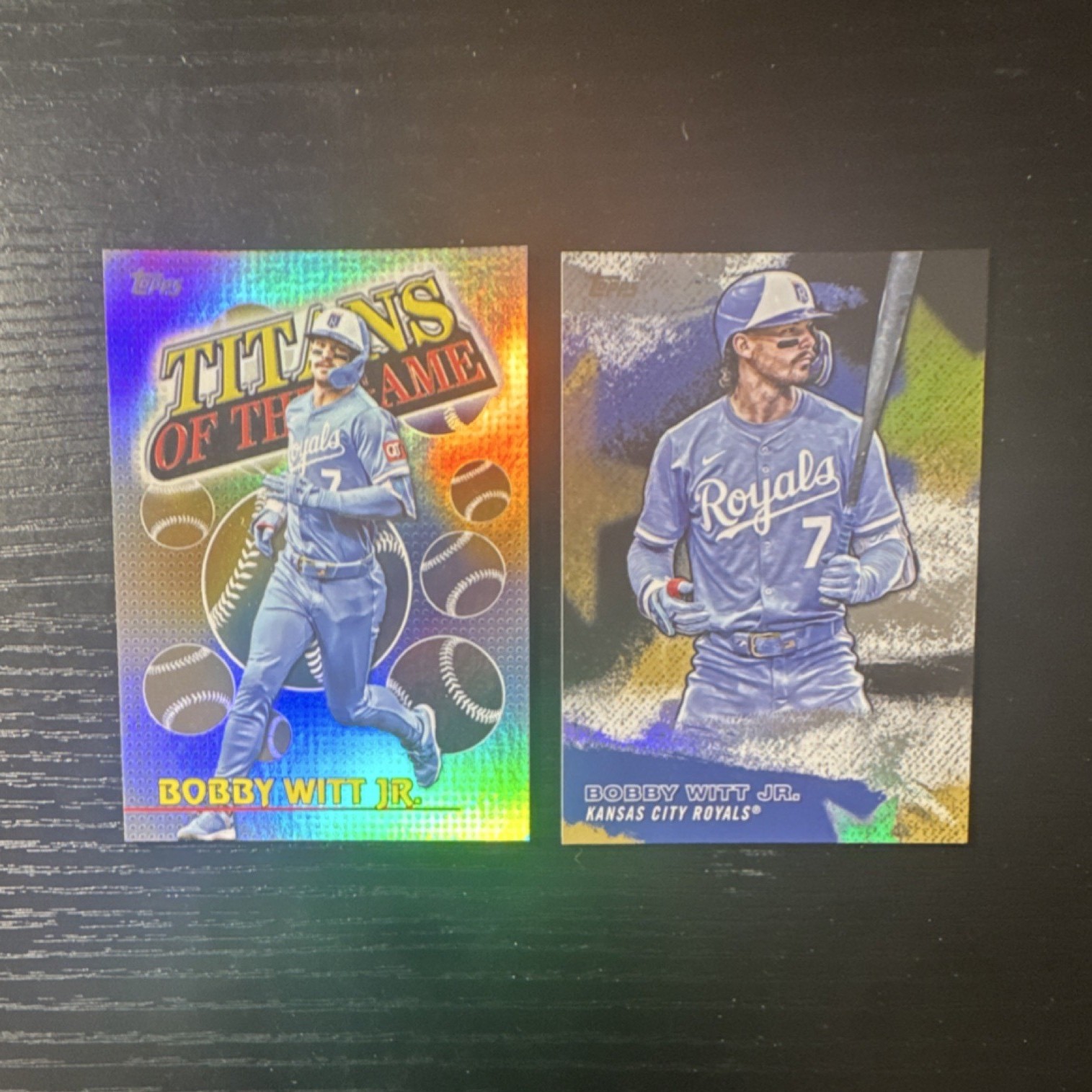 Topps Bobby Witt Jr. Kansas City Royals MLB 2024 TOG-16 SMLB-5 2 Card Lot