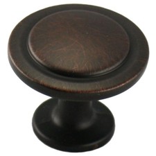 10 Pack 5560ORB Oil Rubbed Bronze Cabinet Knobs, 1 1/4 in 32 mm Diameter ...