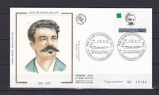 FRANCE ENVELOPPE 1° JOUR 1993 N° 2799 GUY DE MAUPASSANT NUMEROTE-ETAT TB-VSCAN-