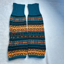 Womens Bohemian Knit Long Leg Warmers Over Knee Ankle Warmer Cover Boot Cuffs