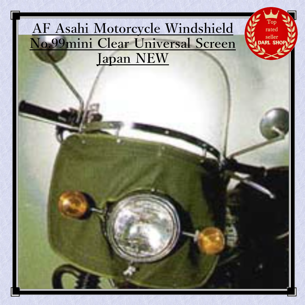 【WaSaBi】A-bike 8インチ（日本正規品）半永久保証書付き Product Review] Asahi Windshield for the Kawasaki W800! A
