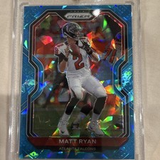 Panini Prizm 2020 Blue Cracked Ice Prizm Matt Ryan #227  13/99