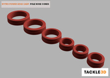 Nytro Power Edge Carp Margin 8M Pole Nose Cones - Pole Nose Bungs, Protect Pole