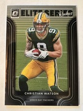 2022 ELITE SERIES ROOKIES #ESR-12 GREEN BAY WR  CHRISTIAN WATSON          O87