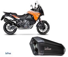 Terminale di Scarico Leovince Omol Inox LV-12 BLACK KTM 1290 SUPER ADV 2015 2016