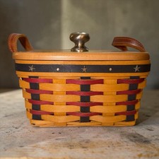 Longaberger Proudly American Basket With Prot...