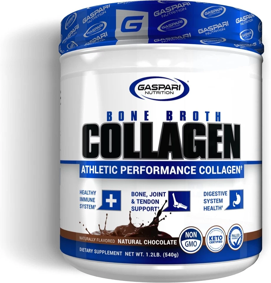 Gaspari Bone Broth Collagen Non-GMO 13g Protein Gut Joint Health 2 Flavors New - Image 4 of 4