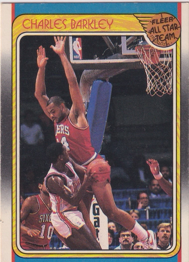 1988-89 Fleer - Fleer All Star Team Charles Barkley #129