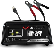 Schumacher Electric 6A Car Battery Charger and 50A Engine Starter, 4-in-1 Soluti
