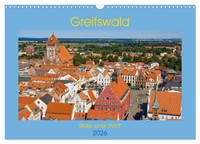 Greifswald, Bilder Einer Stadt (Wandkalender 2026 Din A3 Quer), Calvendo Monatsk