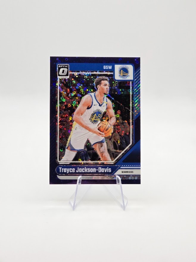 Trayce Jackson-Davis 2024-25 Panini Donruss Optic Fast Break Purple SP /99 #210