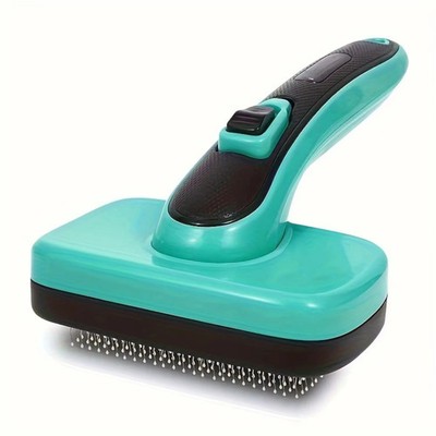 Dog & Cat Brush, Dog Brush for Shedding, Cat & Dog Grooming, Self Cleaning Slick