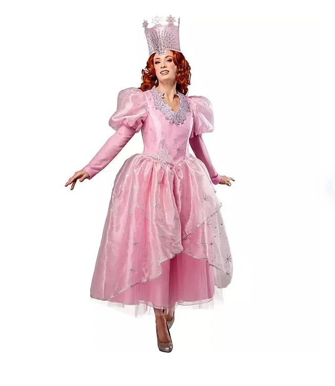Glinda The Good Witch Adult Costume Dress size L 12-14 New With Tags - Image 2 of 4