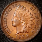 1906 Indian Head Cent - Choice AU - 1C