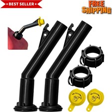 Gas Can Spout Replacement for Old Style Blitz Containers 2 Pack Nozzle Set