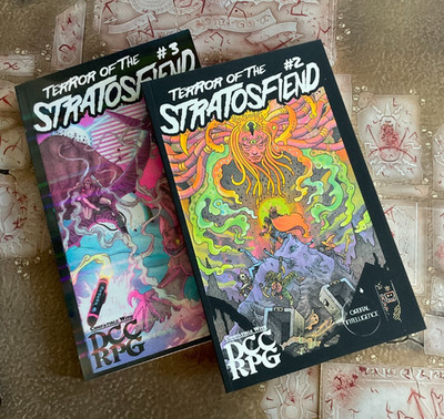 DCC RPG TERROR of the STRATOSFIEND #2, #3 Orbital Intelligence PB