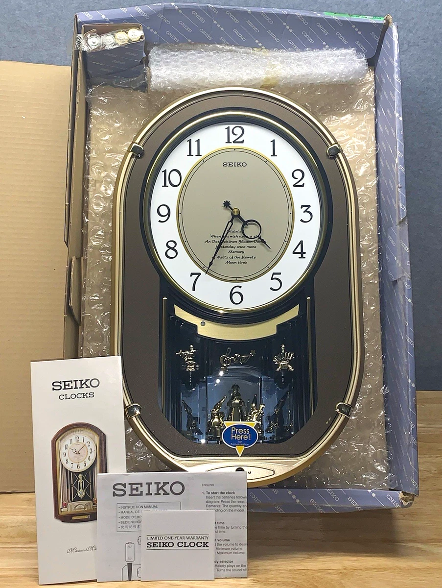 Seiko Black Wall Clocks for sale | eBay