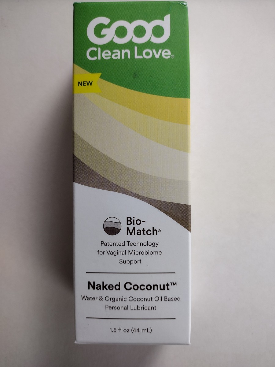 coconut organic personal lubricant Good Clean Love Naked Coconut Water & Coconut Oil Based Personal Lubricant  NEW