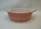 Vintage Pyrex Pink Gooseberry #471- 1 Pt Round Casserole Dish, No Lid VGC