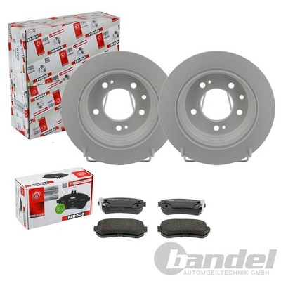 FERODO BREMSSCHEIBEN 262mm + BELÄGE HINTEN passend für KIA CEED ED PRO CEED SW