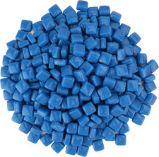 Square Glass Mosaic Tiles for Crafts, 10x10mm Mosaic Pieces, 300g 160 Pieces ,
