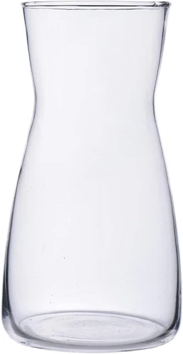 8 inch Clear Glass Flower Vases for Centerpiece Table Home Indoor Desk White - Picture 1 of 8