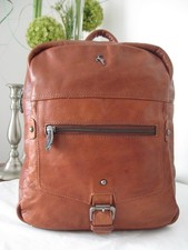 ASHWOOD!!! BEAUTIFUL CHESTNUT TAN GENUINE LEATHER LARGE UNISEX BACKPACK!!!