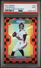 2021 PANINI PRIZM BLACK & RED CHECKER #294 TOM BRADY PSA 9
