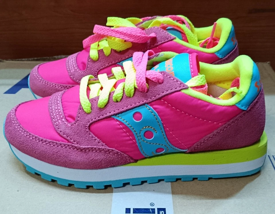 Saucony JAZZ ORIGINAL Fucsia/giallo/Blu S1044-293 - Immagine 4 di 4