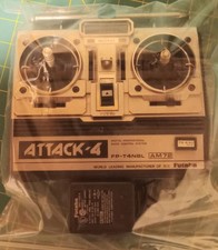FUTABA ATTACK-4 FP-T4NBL AM 72MHZ TRANSMITTER...