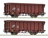 Roco 6600280, 2Tlg. Set Rolldachwagen, Dr, Neu & Ovp, H0